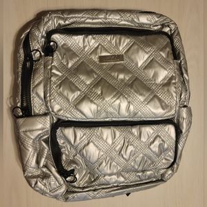 KMV Vogue Life Silver Casual Backpack NEW